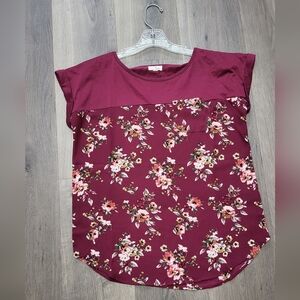 Mason & Belle Magenta Blouse - Size Medium
